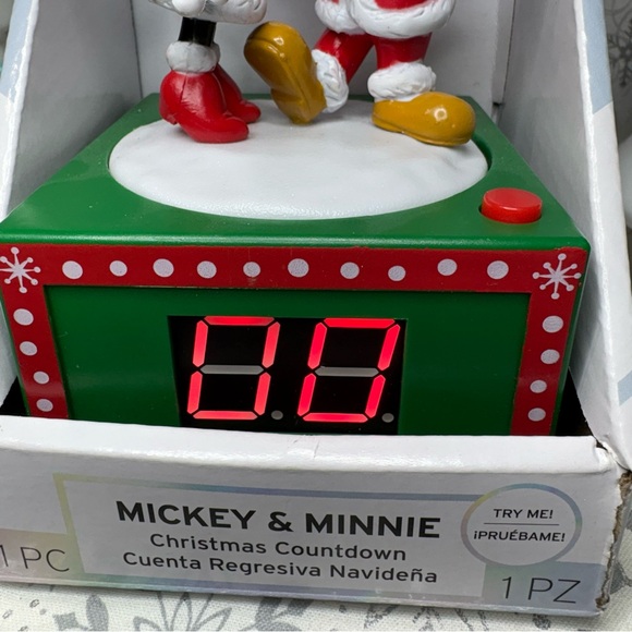 Disney Mickey Mouse Minnie Mouse Animated Talking Countdown 2 Christmas Calendar - Picture 9 of 12